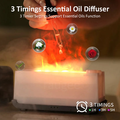 Humidificador con efecto llama eléctrico