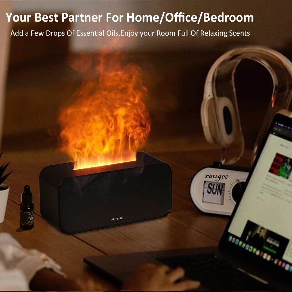 Humidificador con efecto llama eléctrico