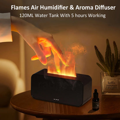 Humidificador con efecto llama eléctrico