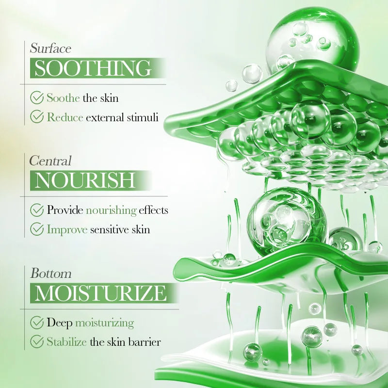 Juego de 5 Piezas BIOAQUA Centella Asiatica para el Cuidado de la Piel, Limpiador Facial Hidratante, Crema Facial, Suero Antienvejecimiento, Kit de Cuidado Facial