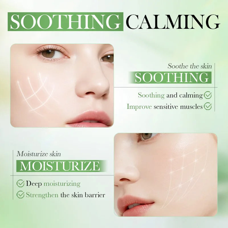 Juego de 5 Piezas BIOAQUA Centella Asiatica para el Cuidado de la Piel, Limpiador Facial Hidratante, Crema Facial, Suero Antienvejecimiento, Kit de Cuidado Facial
