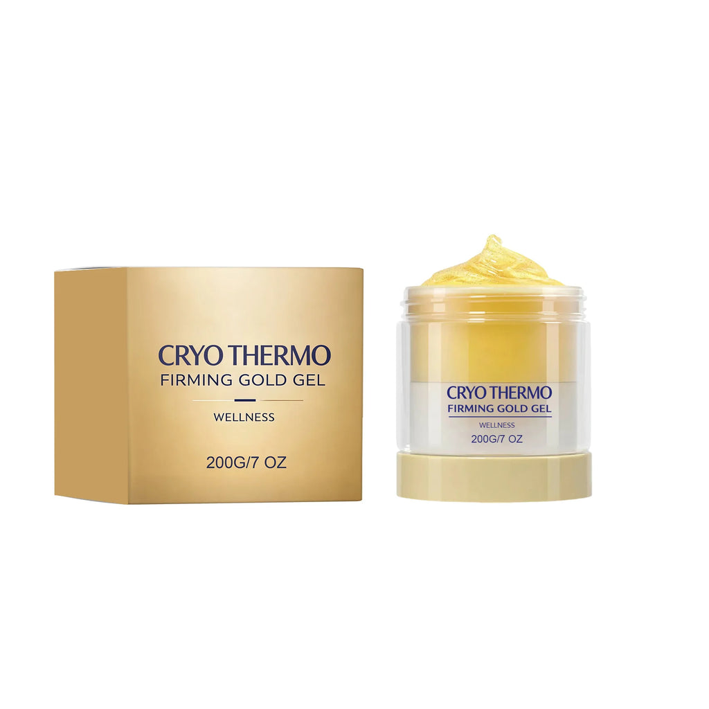 Gel Crioterapéutico Reafirmante con Oro para el Tratamiento de la Flacidez de la Piel, Acelera el Metabolismo de las Grasas, Mejora la Elasticidad de la Piel, Gel Desintoxicante para la Piel
