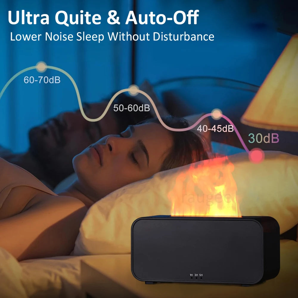 Humidificador con efecto llama eléctrico